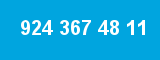 924 367 48 11